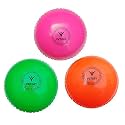 Victory Synthetic Cricket Ball Match Practice Training | Practice Cricket Ball | Wind Balls | Swing Ball | Indoor & Outdoor Street (3, Multicolor)