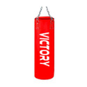 VICTORY Unfilled Heavy Black Boxing Bag with Steel Chain Hanging Bag