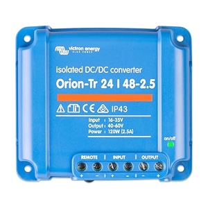 victron energy orion-tr ip43 2448-volt 25 amp 120-watt dc-dc converter isolated