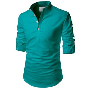 Vida Loca Full Sleeve Chinese Rounded Collar