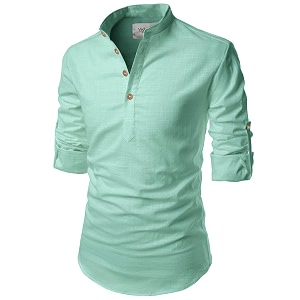 Vida Loca Full Sleeve Chinese Rounded Collar