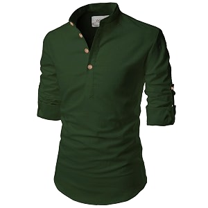 Vida Loca Full Sleeve Chinese Rounded Collar