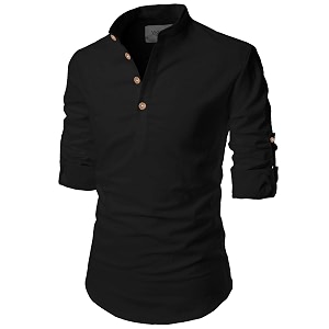 Vida Loca Full Sleeve Chinese Rounded Collar