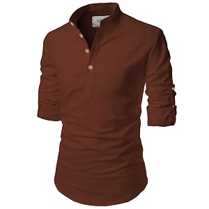 Vida Loca Full Sleeve Chinese Rounded Collar