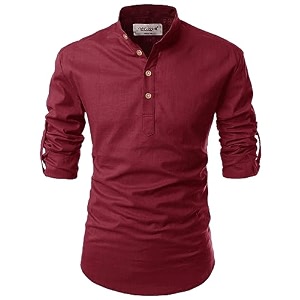 Vida Loca Full Sleeve Chinese Rounded Collar