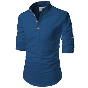 Vida Loca Full Sleeve Chinese Rounded Collar