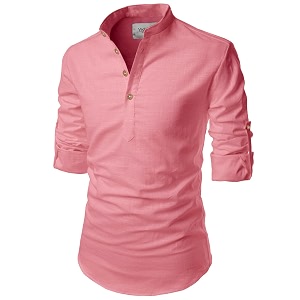 Vida Loca Full Sleeve Chinese Rounded Collar
