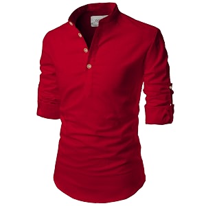 Vida Loca Full Sleeve Chinese Rounded Collar