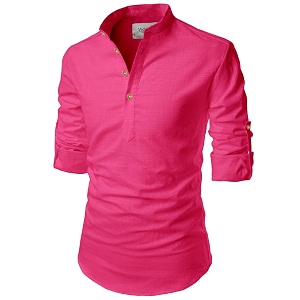 Vida Loca Full Sleeve Chinese Rounded Collar