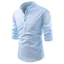 Vida Loca Full Sleeve ChineseRoundedCollar Pure Cotton