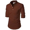 Vida Loca Full Sleeve ChineseRoundedCollar Pure Cotton