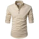 Vida Loca Full Sleeve ChineseRoundedCollar Pure Cotton