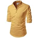 Vida Loca Full Sleeve ChineseRoundedCollar Pure Cotton