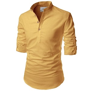 Vida Loca Light Yellow Color Men Solid