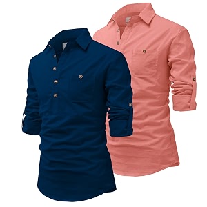Vida Loca Men Cotton Full Sleeve Casual