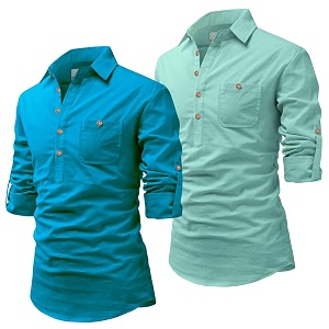 Vida Loca Men Cotton Full Sleeve Casual