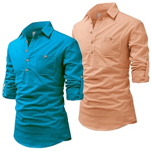 Vida Loca Men Cotton Full Sleeve Casual