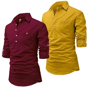 Vida Loca Men Cotton Full Sleeve Casual