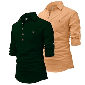 Vida Loca Men Cotton Full Sleeve Casual