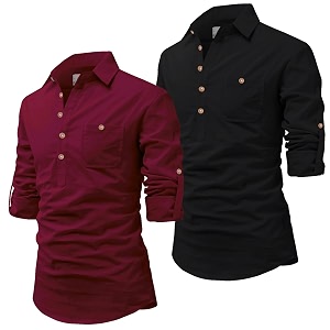 Vida Loca Men Cotton Full Sleeve Casual