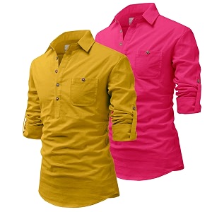 Vida Loca Men Cotton Full Sleeve Casual