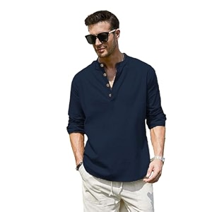 Vida Loca Men Full Sleeve Solid Cotton