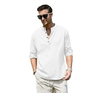Vida Loca Men Full Sleeve Solid Cotton