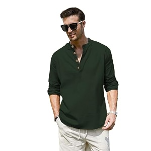 Vida Loca Men Full Sleeve Solid Cotton