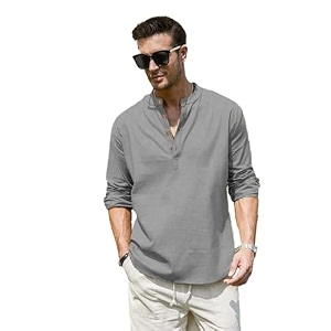 Vida Loca Men Full Sleeve Solid Cotton