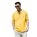 Vida Loca Men Full Sleeve Solid Cotton