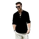 Vida Loca Men Full Sleeve Solid Cotton
