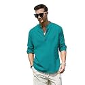 Vida Loca Men Full Sleeve Solid Cotton