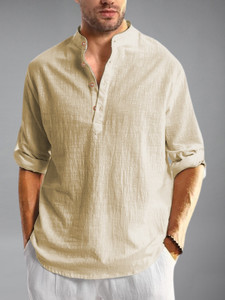 Vida Loca Men Solid A-line Kurta