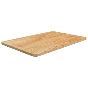 vidaxl solid oak wood countertop - varnished 60cm x 40cm x 15cm multipurpose light brown desktoptabletop for bathrooms and more