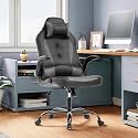 Video Game Chair PC Gaming Chair Racing Gamer Chair Home Office Chair Adjustable Computer Chair Ergonomic Chair with Lumbar Support Headrest Flip Up Arms for Women Men Teens
