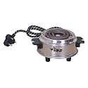 VIDS Mini Electric Stove 500 Watt/Small Hot Plate/Food Warming Heater (1 Burner) (Steel Body), Silver