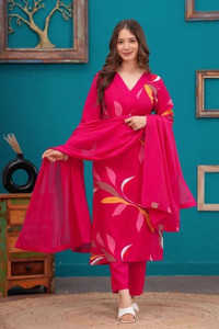 Vidusha Women Kurti Pant Dupatta Set