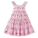 Vieille Toddler Girls Summer Dress Ruffle Casual