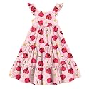 Vieille Toddler Girls Summer Dress Ruffle Casual