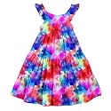 Vieille Toddler Girls Summer Dress Ruffle Casual