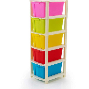 viel spiel 5 Compartments Plastic Modular Drawer