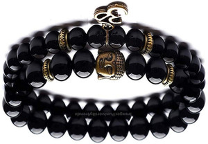 vientiq stone silver bracelet set