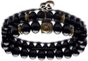 Vientiq Stone Silver Bracelet Set