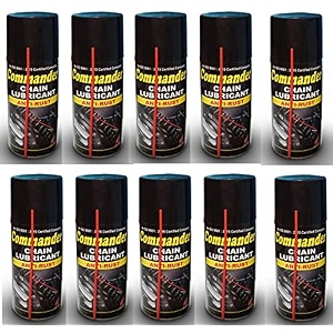 viewersindia spray for all bikes wear resistant lubricant clean chain spray for improve chain life amp performance accessories 150 ml pack of 10