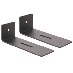 viewlite premium 3 soundbar wall mount stand  bracket universal type 2 nos - dimensions  50 x 40 x 99 mm w x h x d - materiel  steelcolor  black length - 100 mm