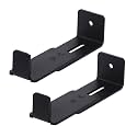 Viewlite Premium 3 Soundbar Wall Mount Stand – Bracket Universal Type 2 No’s - Dimensions : 50 x 40 x 99 mm (W x H x D) - (Materiel : Steel/Color : Black) (Length - 100 mm)