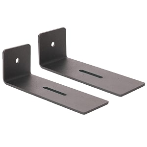 viewlite premium 3 soundbar wall mount stand  bracket universal type 2 nos - dimensions  50 x 40 x 99 mm w x h x d - materiel  steelcolor  black length - 100 mm