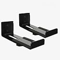 Viewlite Premium 3 Soundbar Wall Mount Stand – Bracket Universal Type 2 No’s - Dimensions : 50 x 40 x 99 mm (W x H x D) - (Materiel : Steel/Color : Black) (Length - 100 mm)