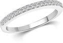 VIGHNAHARTA Simple Lining Stone Alloy Cubic Zirconia Gold Plated Ring