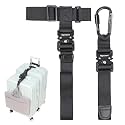 Vigorport Luggage Straps, Straps for Suitcase, Add A Bag Adjustable Luggage Accessories with Carabiner for Connect Your 2 Suitcases, Bag Straps for Luggage